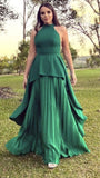 Green Elegant Fashion Suspender Long Satin Prom Dress Evening Dress Wedding Mother Dress Party Dress HZ1023