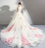 Stylish tulle applique long ball gown dress formal dress HZ1023