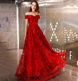 Elegant tulle long A line prom dress evening gown HZ1023