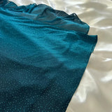 Teal Fashion Shiny Gradient Straps Long Elegant Chiffon Ruffle Formal Prom Dress, Evening Dress, Party Dress HZ1023