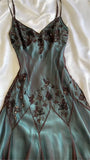 Turquoise Gorgeous Vintage Exquisite Beading Spaghetti Strap Long/Short Chiffon Ball Gown Evening Gown Party Dress Homecoming Dress HZ1023