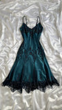 Peacock blue gorgeous vintage exquisite beaded spaghetti strap short chiffon ball gown evening dress party dress homecoming dress HZ1023