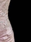 Pink sweet bow decoration long floor-length ball gown evening dress adult ceremony birthday dress HZ1023