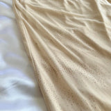 Cream yellow shiny elegant exquisite beaded straps long chiffon ball gown, evening dress, party dress, graduation dress HZ1023