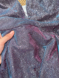 Purple Fashion Shiny Elegant Spaghetti Strap Floor Length Long Sequined Ball Gown Evening Dress Party Dress Prom Dress HZ1023