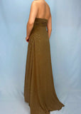 Matcha Green Sweet Exquisite Beading Long Chiffon Elegant Floor Length Ball Gown Evening Gown Party Dress Prom Dress HZ1023