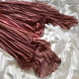 Purple Bronze Shiny Elegant Vintage Flower Applique Long Chiffon Fairy Evening Gown Party Dress prom dress HZ1023