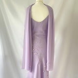 Purple fashion classy pretty exquisite beaded long chiffon ruffled ball gown evening dress party dress HZ1023