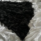 Black shiny elegant spaghetti strap sequined long ball gown prom dress evening dress party dress HZ1023