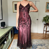 Dark Pink Purple Gorgeous Vintage Delicate Beaded Spaghetti Straps Fairy Long/Midi/Short Chiffon Ball Gown Evening Gown Party Gown Wedding Guest Gown Homecoming Gown Graduation Gown Mother of the Bride Gown Prom Gown HZ1023