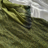 Charming forest green luxurious gorgeous sparkling fashionable elegant exquisite beading long chiffon prom dress evening dress party dress HZ1023