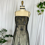 Champagne Brown Gorgeous Vintage Elegant Exquisite Beading Long Chiffon Ball Gown Evening Gown Party Dress Prom Dress HZ1023