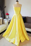 Blue fashion elegant exquisite pearl beading long satin ball gown evening dress HZ1023