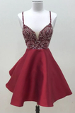 Homecoming, Short Prom Dress, Evening Dress ,Winter Formal Dress, Pageant Dance Dresses, Graduation School Party Gown HZ1023