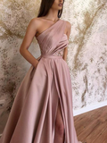 Woman Sexy Split Off-the-shoulder Maxi Evening Dress HZ1023