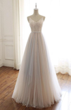 Spaghetti Straps Open Back Prom Dress Formal Evening Dresses HZ1023