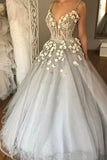 Ball Gown Spaghetti Straps Quinceanera Dresses With Handmade Flowers Tulle HZ1023
