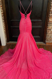 Mermaid sequins long prom dress evening dress HZ1023