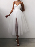 Modest Evening Dress Custom Made Tulle Black Prom Dresses HZ1023
