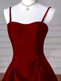 Black/Red/Navy Elegant Simple Fashion A-Line Satin Long Ball Gown Evening Dress Party Dress Prom Dress HZ1023