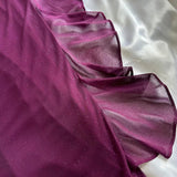 Purple Shiny Elegant Fashion Gradient Strap Long Tulle Ball Gown Evening Dress HZ1023