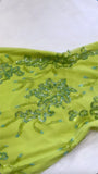 Green luxury gorgeous fashion elegant exquisite floral beading long fairy chiffon ball gown evening dress party dress prom dress HZ1023