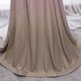 Shiny satin long prom dress pink evening dress HZ1023